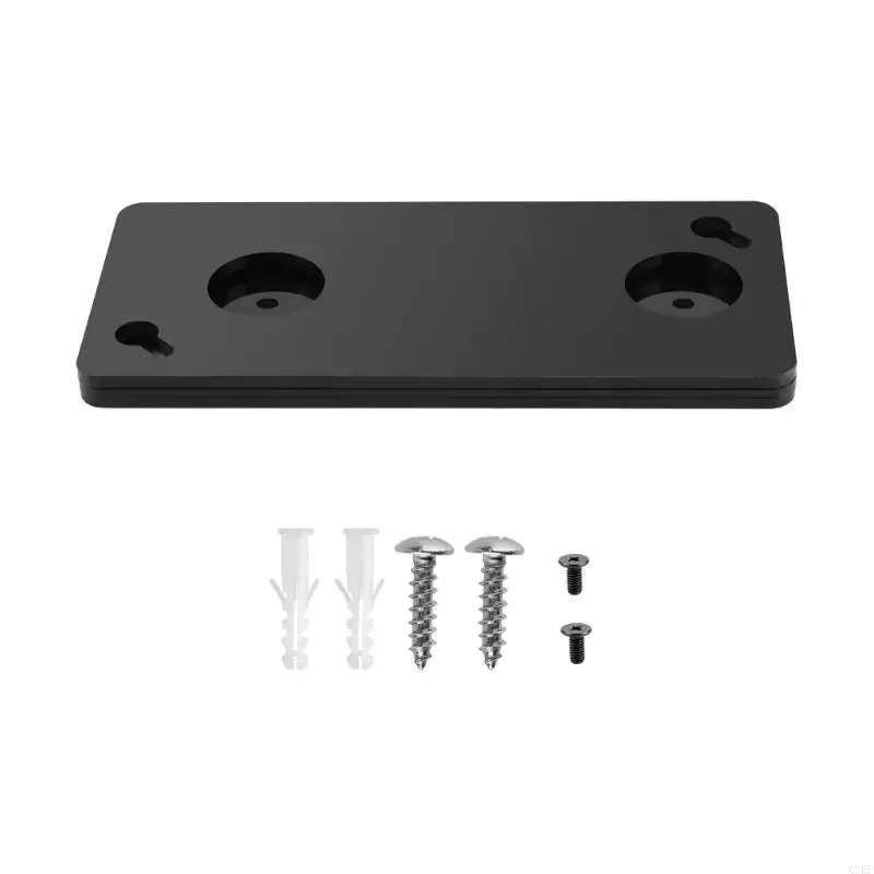 Acrylic DU22 Dock Holder Plate with Included Hardware for Fixed Desk Mounting, Home Office Cable Routing, and Office Desk K1KF