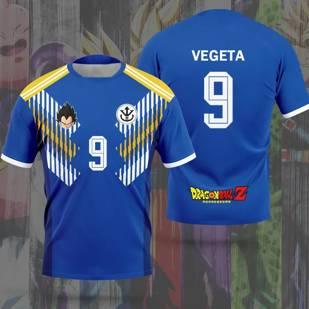 Nueva Camiseta de Anime Japonés 2026, Edición Especial Dragon Ball Son Goku, República de Chile UCH, Ropa Deportiva para Niños y Adultos, Top Oversize para Hombre