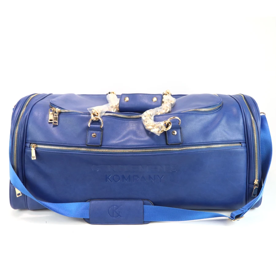 gorfia-–-sac-polochon-de-luxe-en-cuir-pu-bleu-pour-hommes-chaine-doree-authentique-grande-capacite-voyage-fitness-affaires-mode-valise