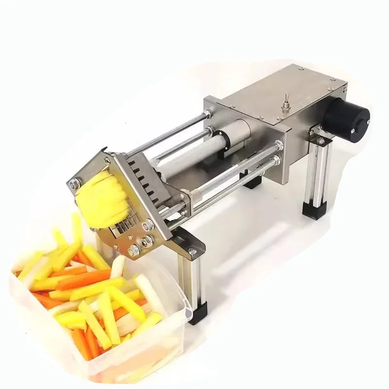 

8mm 10mm 12mm 15mm Vegetable Cutting Machine Electric Potato Chips Cutter 110V 220V
