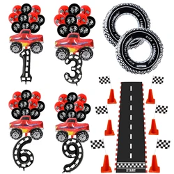 Monster Truck Party decoration Monster Truck balloon cars tire balloon racing Car Wheel party monster truck birthday party decor