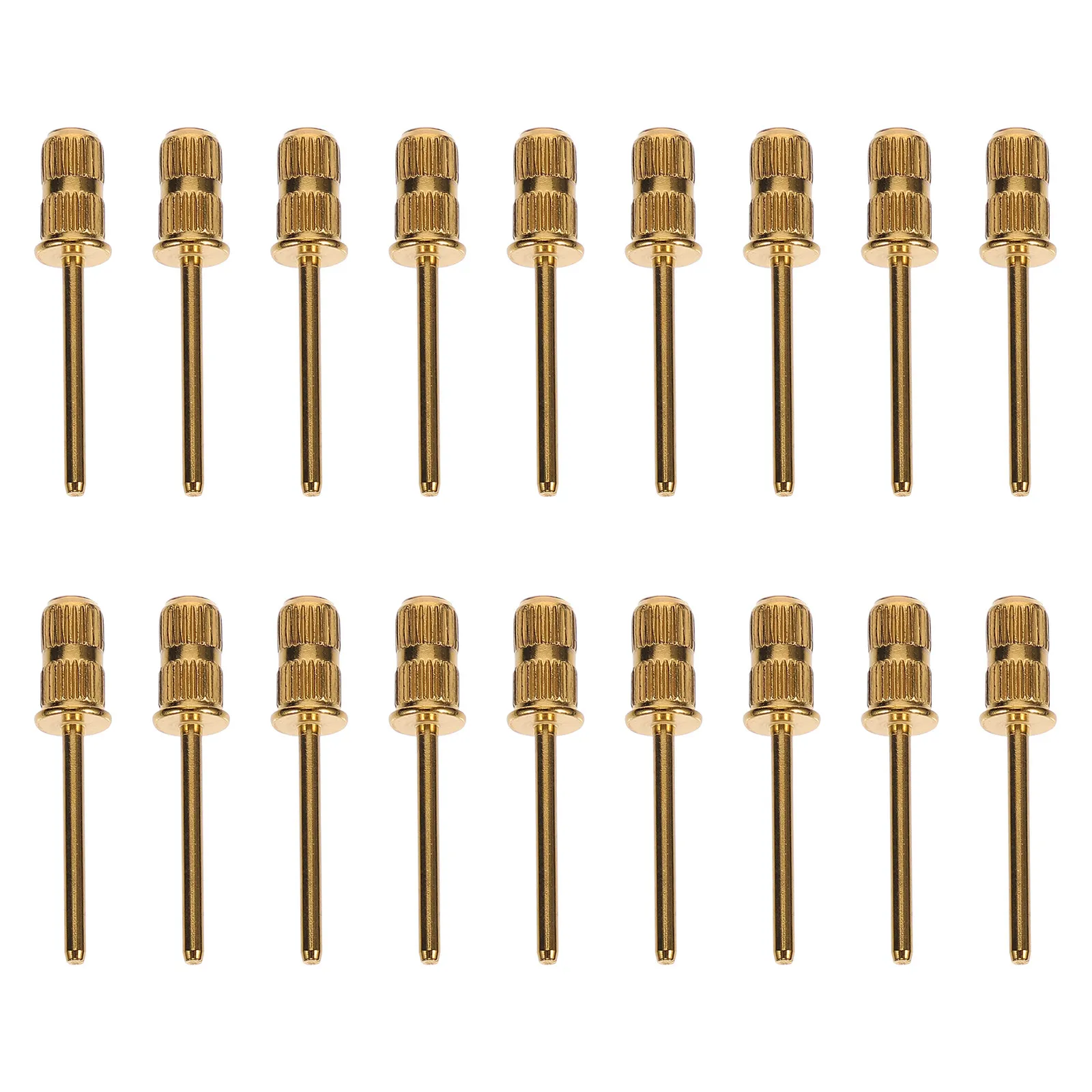 20pcs Nail Drill Bits Set – Sanding Bands for Natural & Artificial Nails, Manicure & Pedicure Tools, Corrosion-Resistant