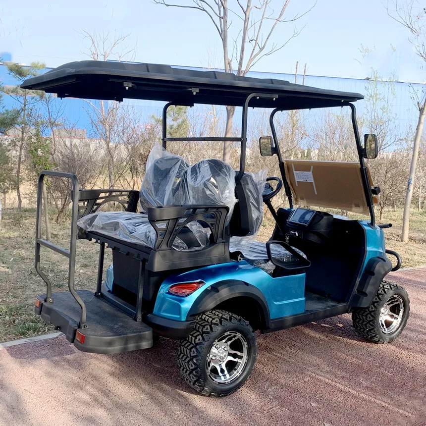 Mini Electric Car The Most Popular Gas or Battery Powered Electric Sightseeing Car 4 Wheel Drive Hunting Buggy Electric