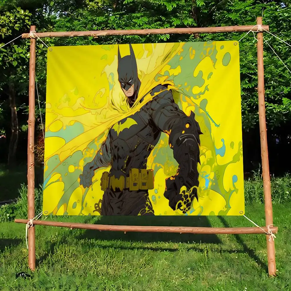 Classic B-Batman DIY Flag For Family Group Photo Living Room Home Dorm Decor Wall Art Decor Banner