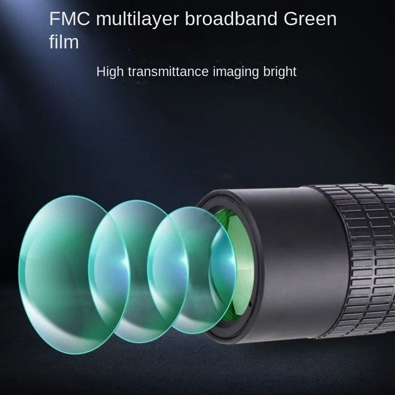 Monocolo Zoom 10-300X40 con Lente HD e Design Retrattile per Fotografia e Riprese Video con Smartphone