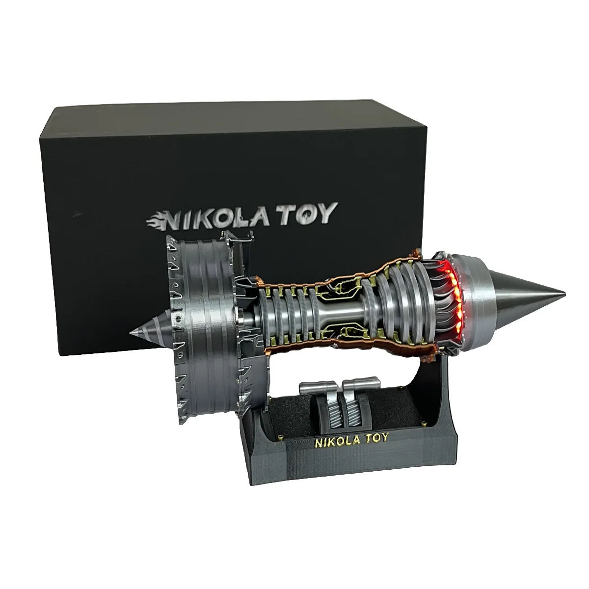 

24cm Small Rollo Turbofan Engine Model Aero Engine Collection Gift Display