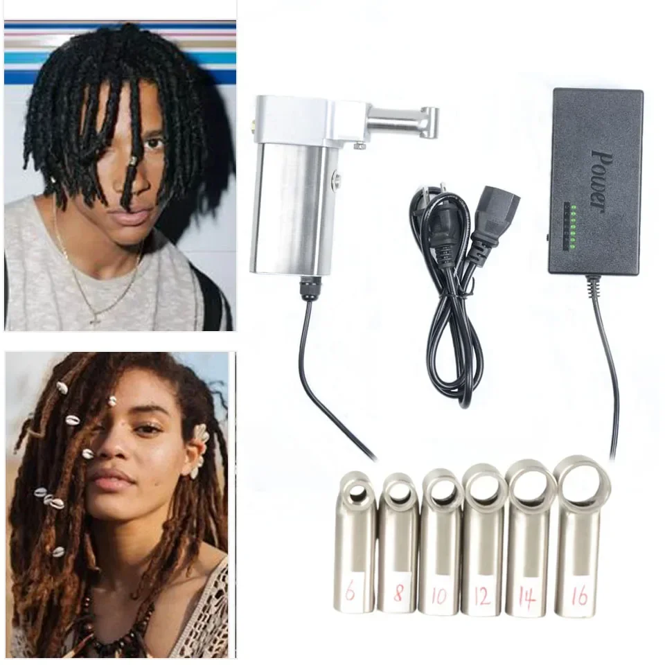 Quick Production Dreadlocks Maker Machine Mini Handheld Deadlocs Crochet for DIY Dreadlock Braid  Hair Production Making Machine