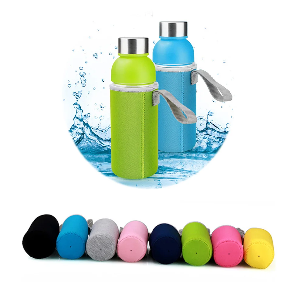 

Water Bottle Carrier Insulated Cover 550ml Size 6.8x19cm Lightweight Waterproof Foldable Holder for Hiking Camping Picnic
