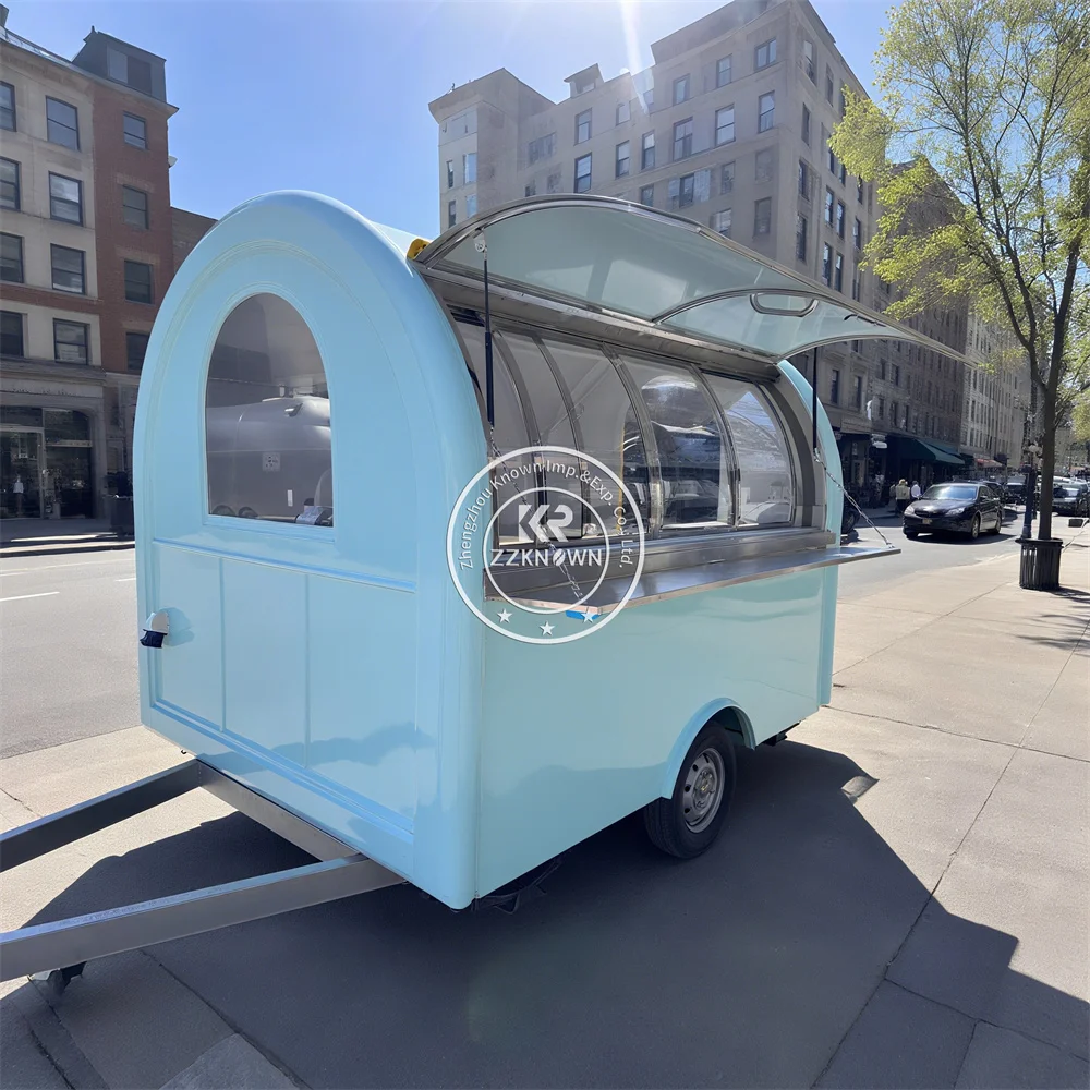 

Мобильный кухонный бургер, грузовик для фаст-фуда, хот-дог, барбекю, тележка для закусок, прицеп для фаст-фуда, концессионный грузовик для еды с VIN CE