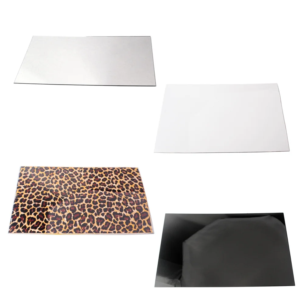 

Leopard Print Acoustic Guitar Pickguard Material Self Adhesive Scratch Plate DIY Blank Sheet 44x29cm Wear Resistant Heat