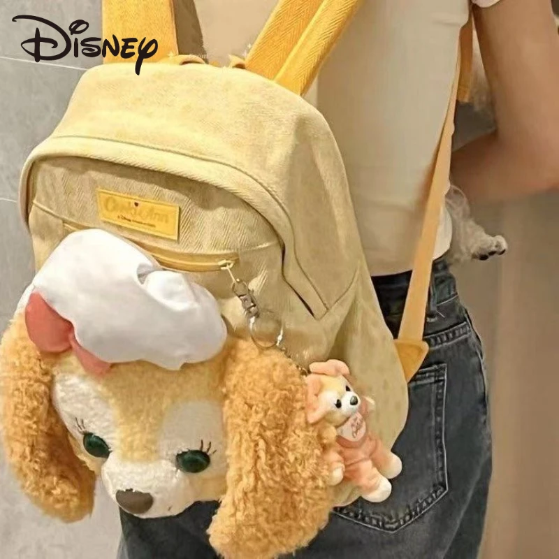 Mochila Disney Cookie Ann, accesorios bordados de dibujos animados Kawaii, mochila de felpa para niña, bolsa DIY, regalo de Festival
