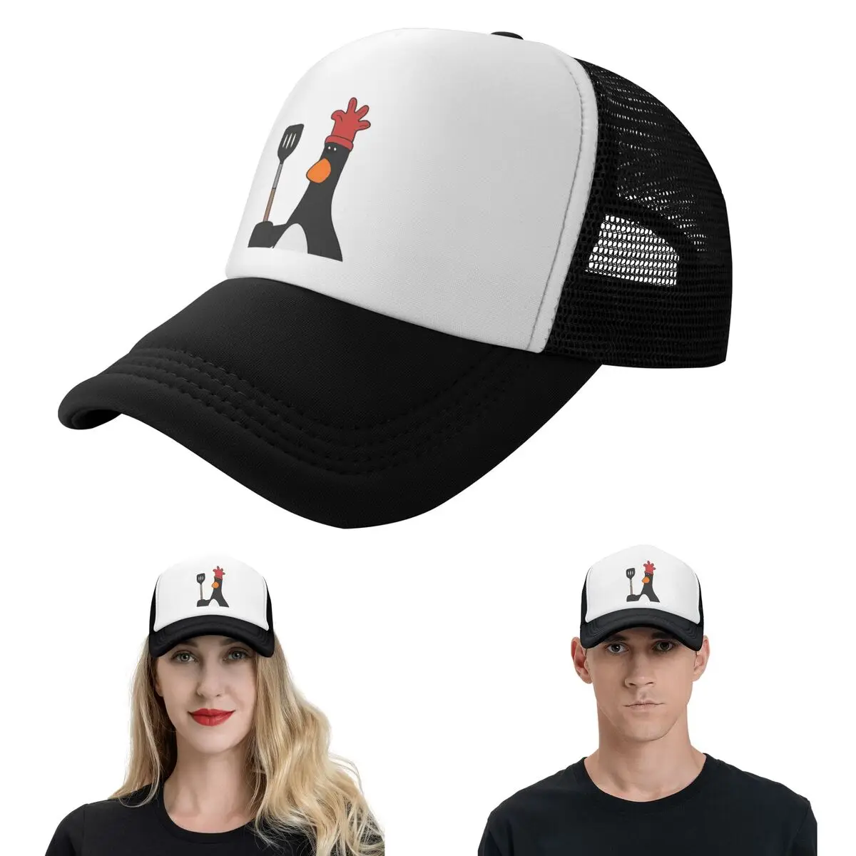 Feathers McGraw - Kitchen Spatula Cap Fashion Mesh Baseball Caps Adjustable Hat Hip Hop Summer Unisex Baseball Hats