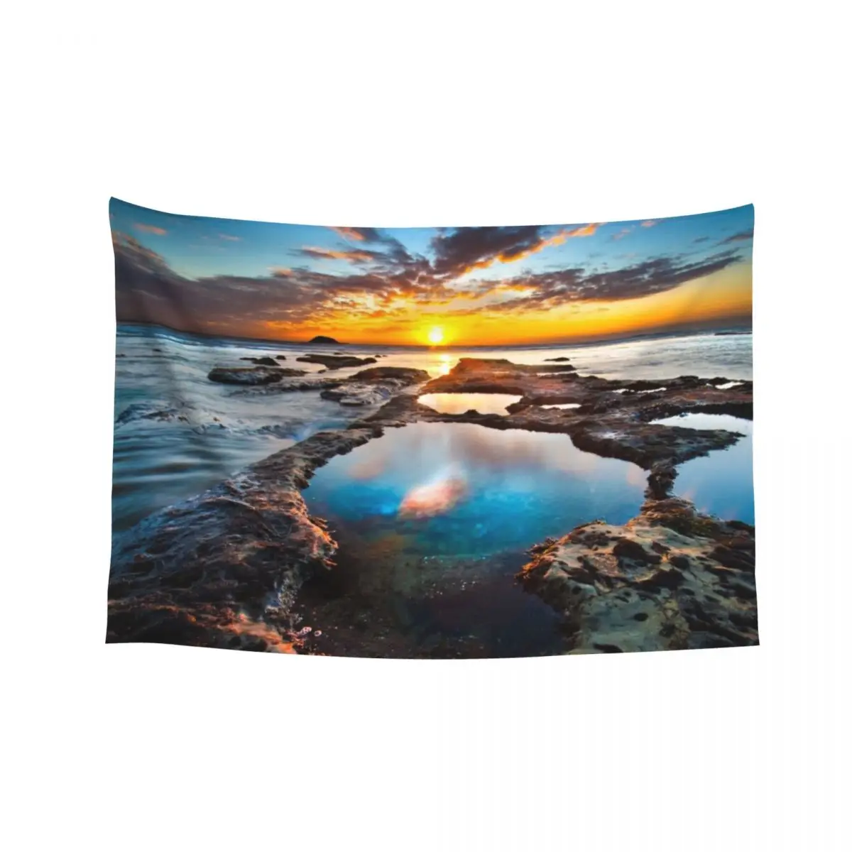 

Sunset by Sea Tapestry Wall Hangings Decoration Room Design Decorative Paintings Tapestry