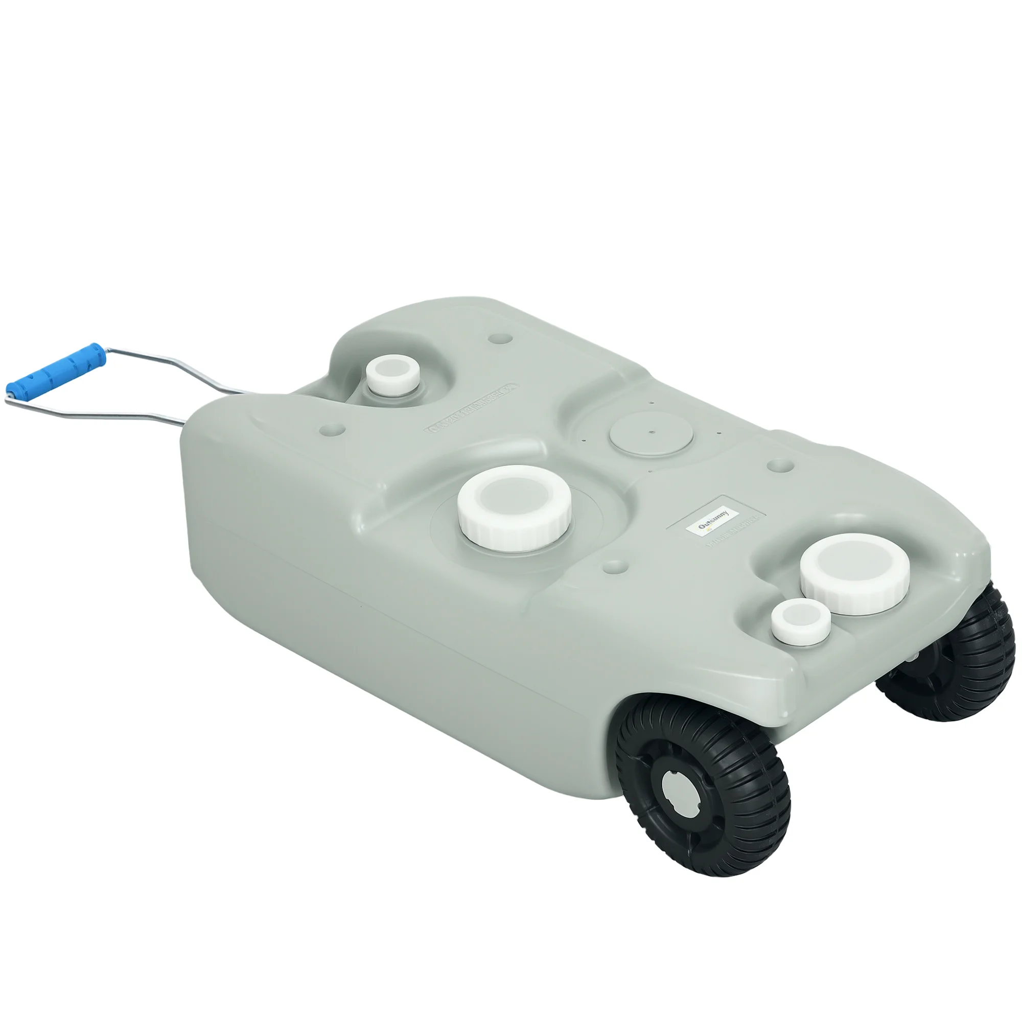 Outsunny Tanque de Agua de HDPE 37x23x80 cm - Outsunny. Gris