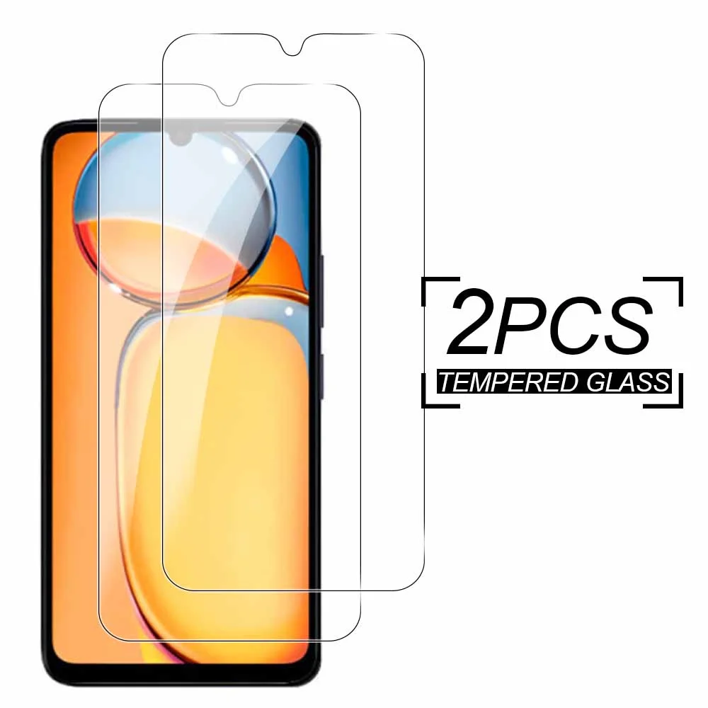 2Pcs for Xiaomi Redmi 13C 4g Screen Protector Tempered Glass Redmy 13c 13 c c13 Redmi13c 6.74 inch 9H Hardness Protective Glass