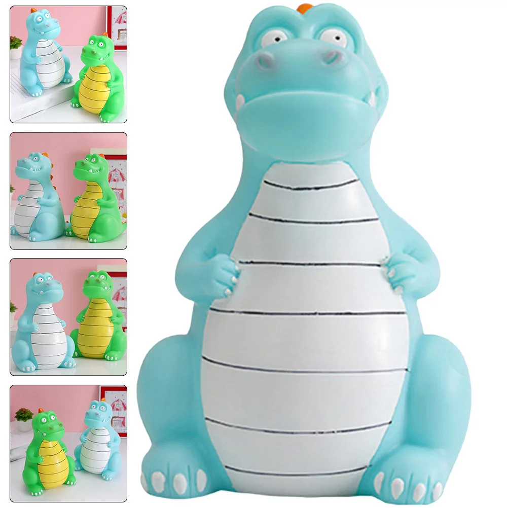 الكرتون ديناصور أصبع البنك الاطفال عملة المال وعاء الزخرفية ديناصور شكل عملة الحاويات رائعتين توفير البنك سطح المكتب ديكور #1