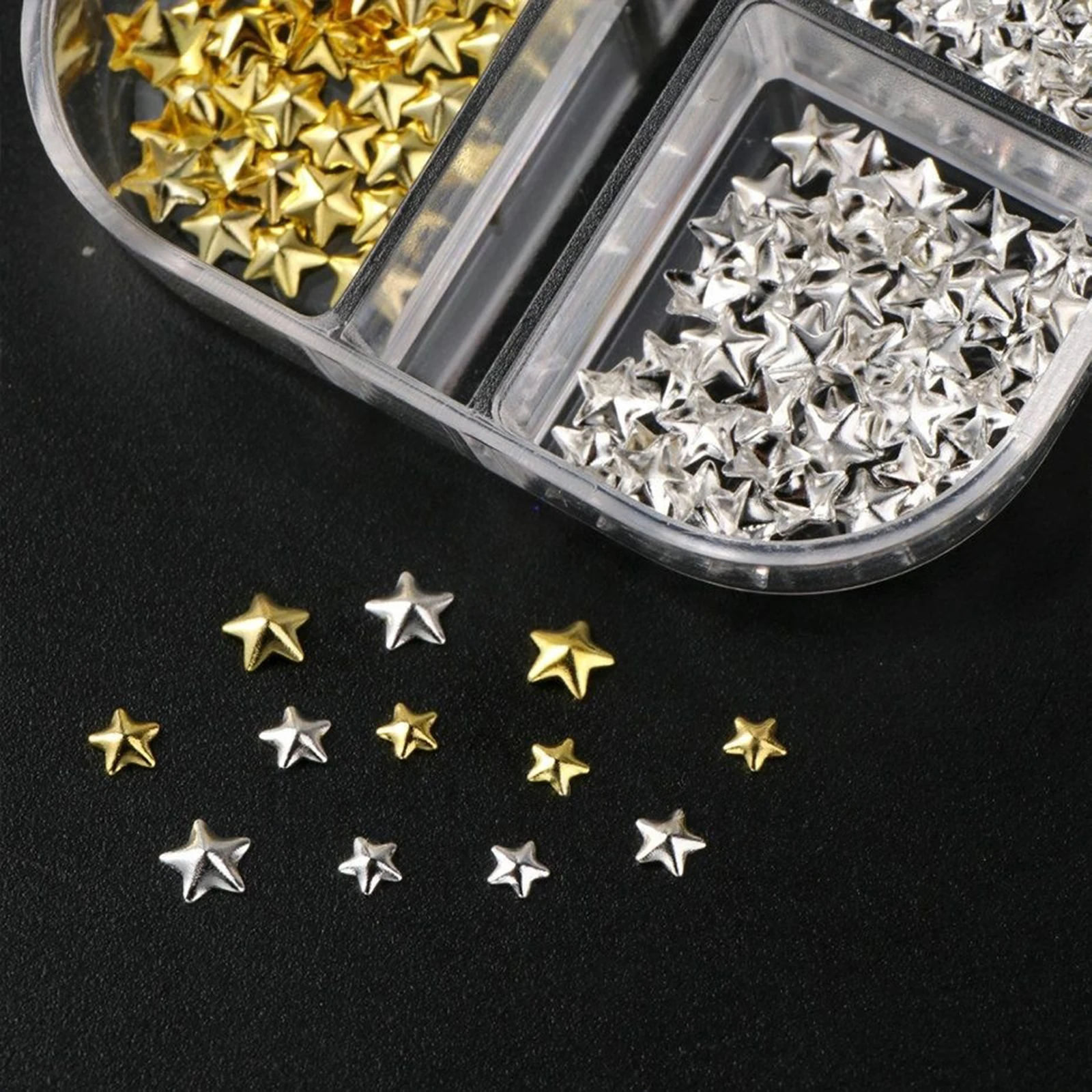 

Набор из 12 сеток: Эко-декорации для ногтей в форме сердца и звезды, аксессуары для рукоделия, текстильные украшения, праздничные подарки