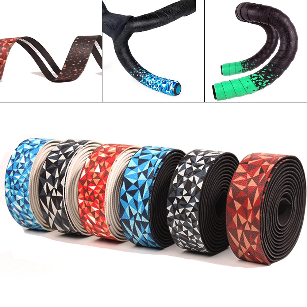 

Premium Handlebar Tape for Cycling Waterproof and Flexible Material with Shock Absorption for Road and Mountain Bikes