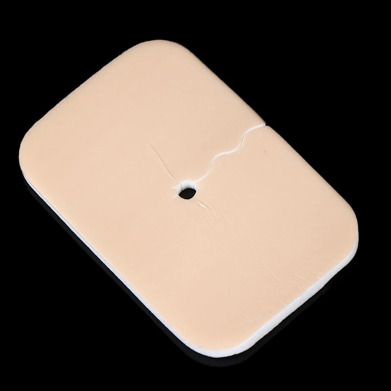 New Tracheostomy Pad Soft Pvc Serrated Opening Surgical Tracheostomy Fixation Pad For Patients Catheter Fixing Pad Device