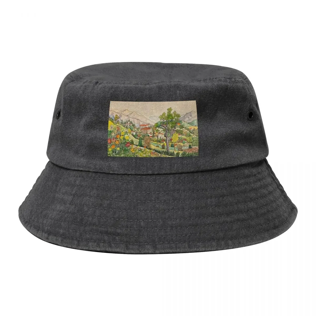 Hermann Hesse Montagnola (1933) Bucket Hat Sun Hat For Children Visor Sun Cap Man Women's