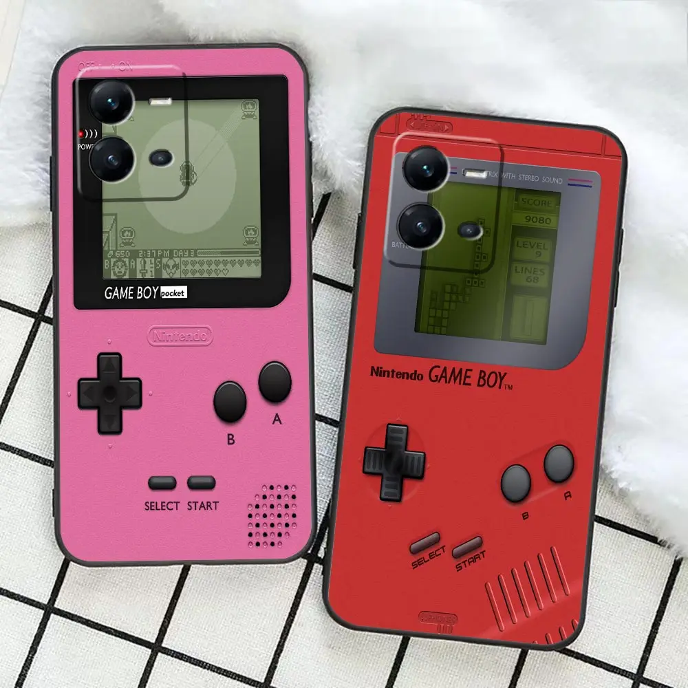 Classic Game-Boy Model Phone Funda Case For VIVO X90 X80 X70 X60 X50 X30 X23 V29 V27 V25 V23 V23E V21 V21E V20 Case Capa Shell