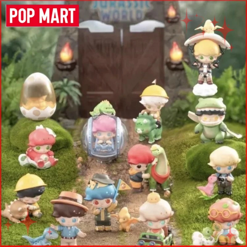 

Коллекционная фигурка POPMART Jurassic Dimoo (слепая коробка), настольное украшение, подарок