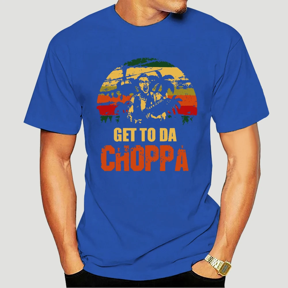 

FPACEPredator Arnold Schwarzenegger Get To Da Choppa Vintage T Shirt Black Men S 4Xl 3639X
