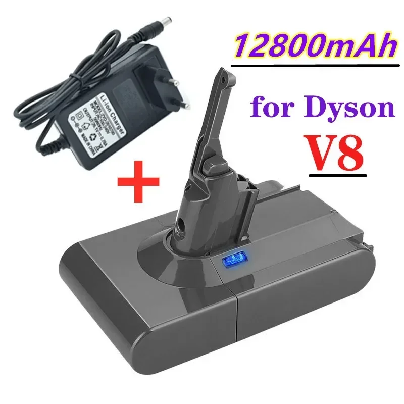 100% Original DysonV8 21.6V 12800mAh Battery for Dyson V8 Absolute /Fluffy/Animal Li-ion Vacuum Cleaner rechargeable Battery