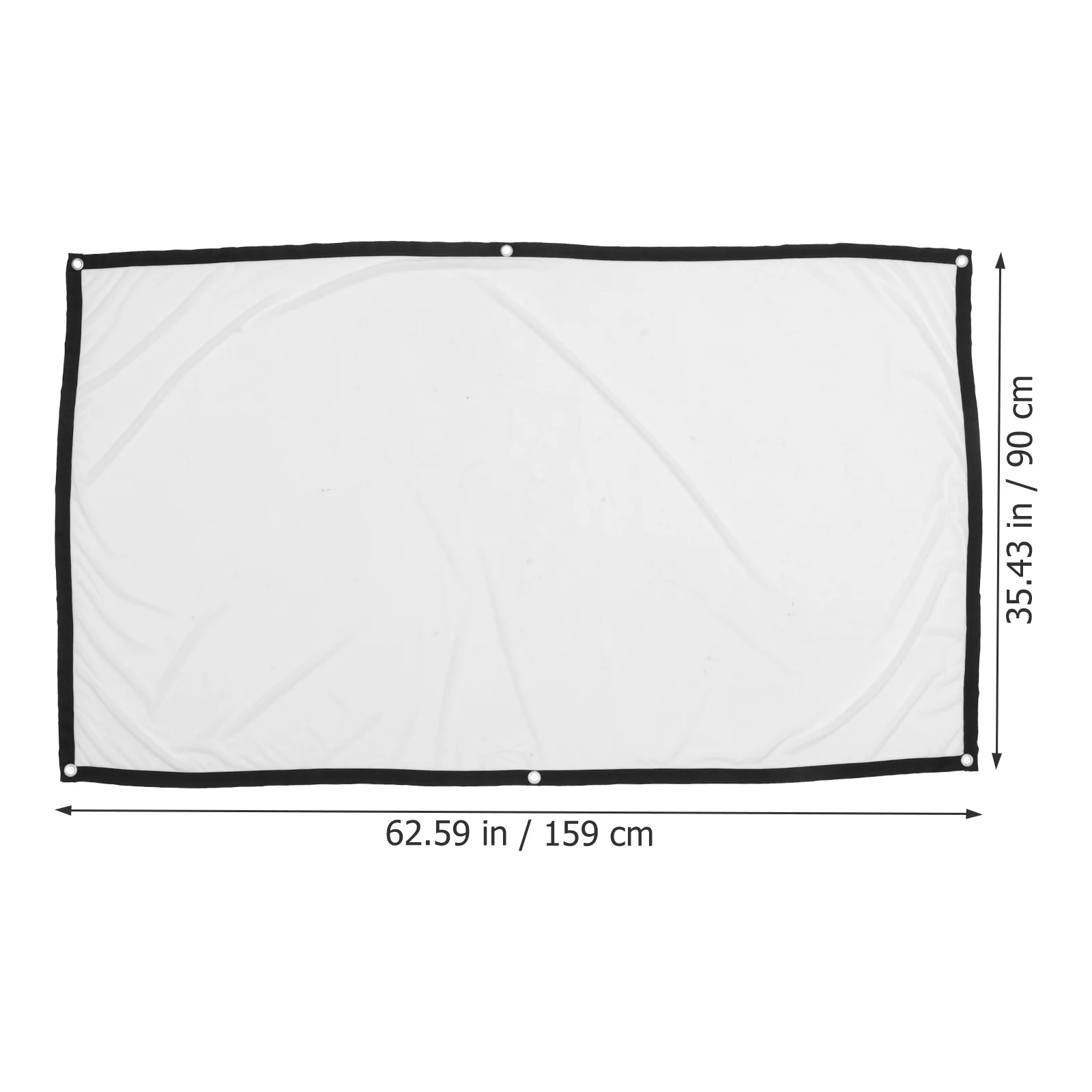 72 Inch Foldable Portable Projector Screen 16 9 Indoor Outdoor Classroom Office High Definition Projector