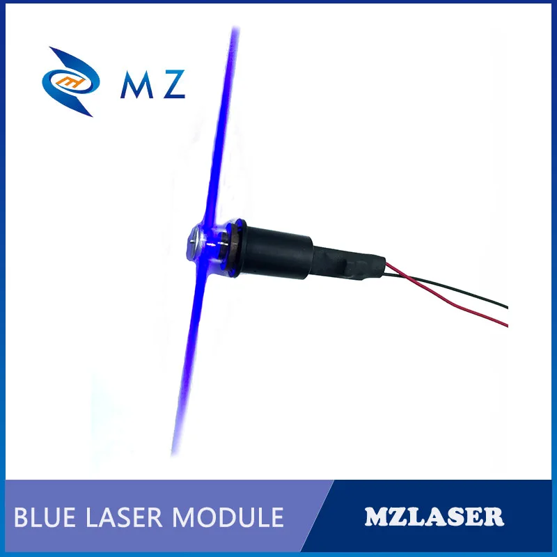 고품질 450nm 100mW 360 도 유리 렌즈 블루 라인 레이저 모듈, ACC 드라이브 유형