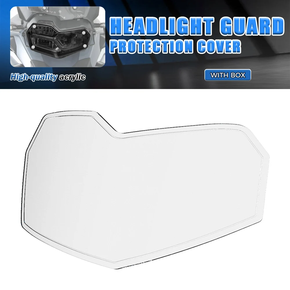 

For BMW F750gs 2018-2019-2020-2021-2022-2023 F850GS Adventure Motorcycle Acrylic Headlight Protector Guard light Lense Cover