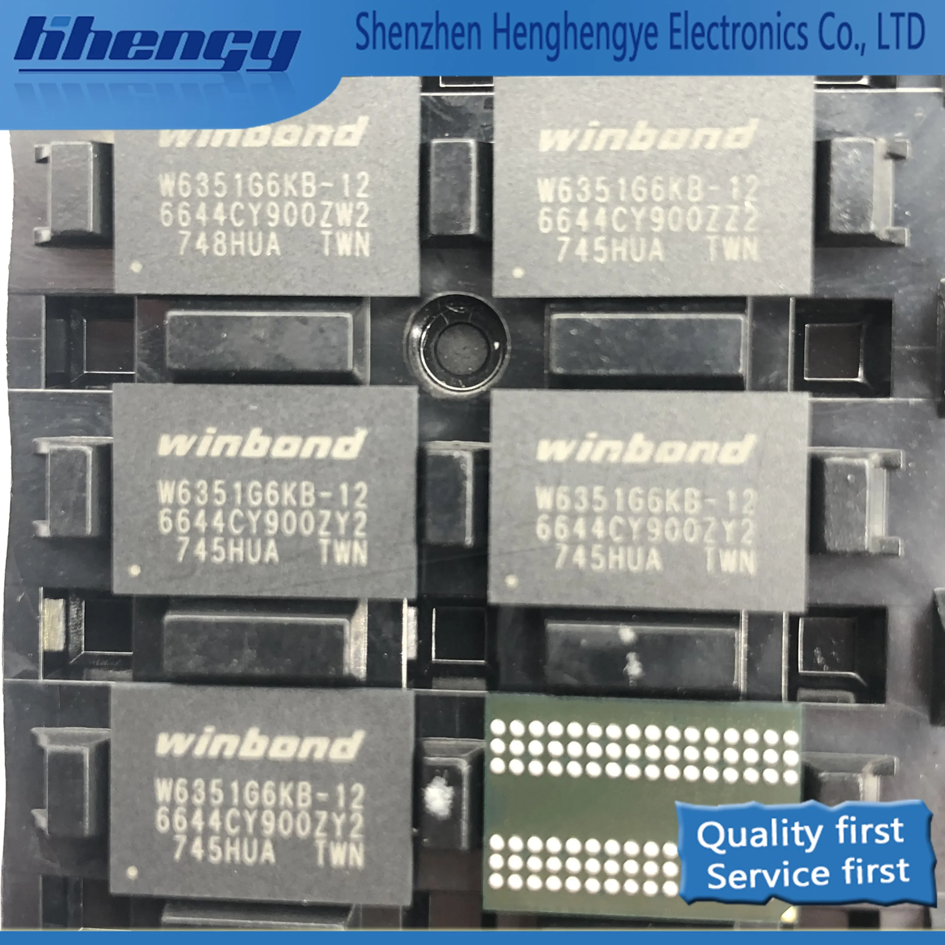 W6351G6KB-12 W6351G6KB TFBGA-96,DDR DRAM, 32MX16, CMOS,Memorizer,Original