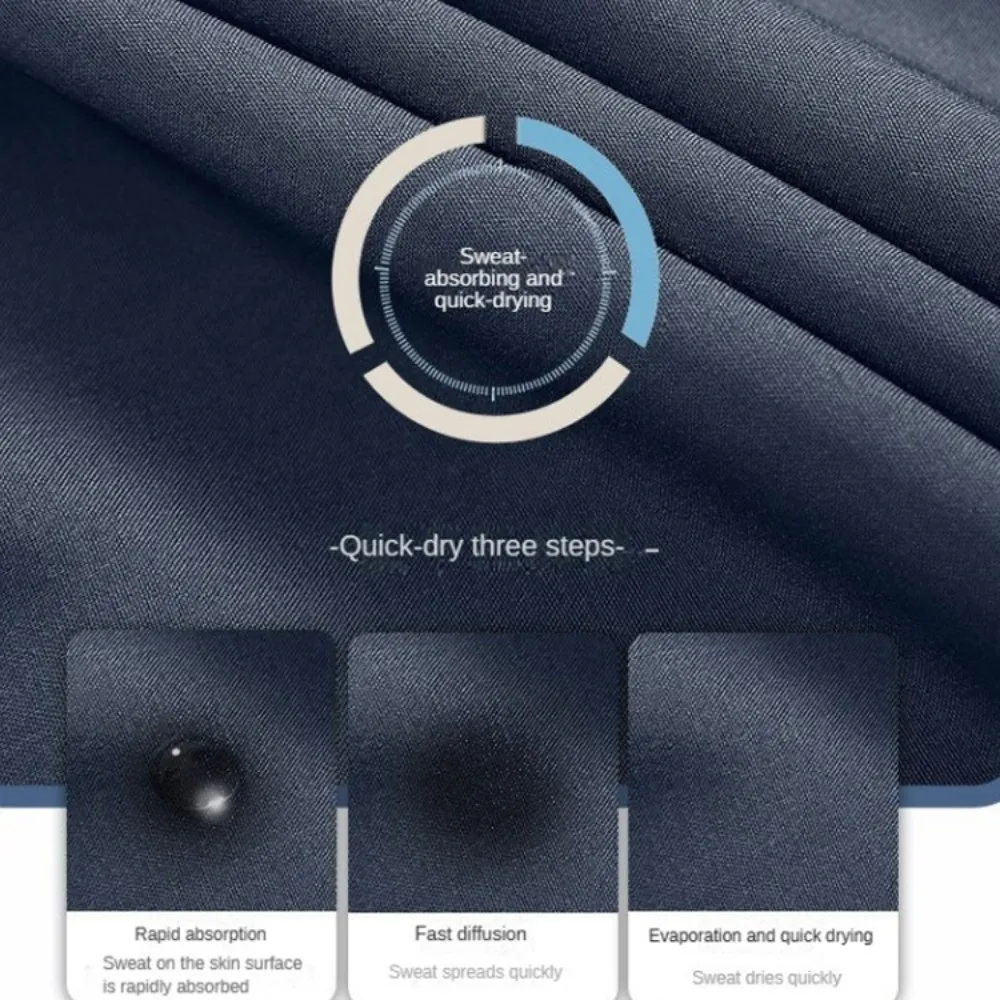 

Washable 2 in 1 Sports Shorts Reflective Stripe with Pocket Men's Sportswear Quick Dry Breathable Cycling Shorts Gym