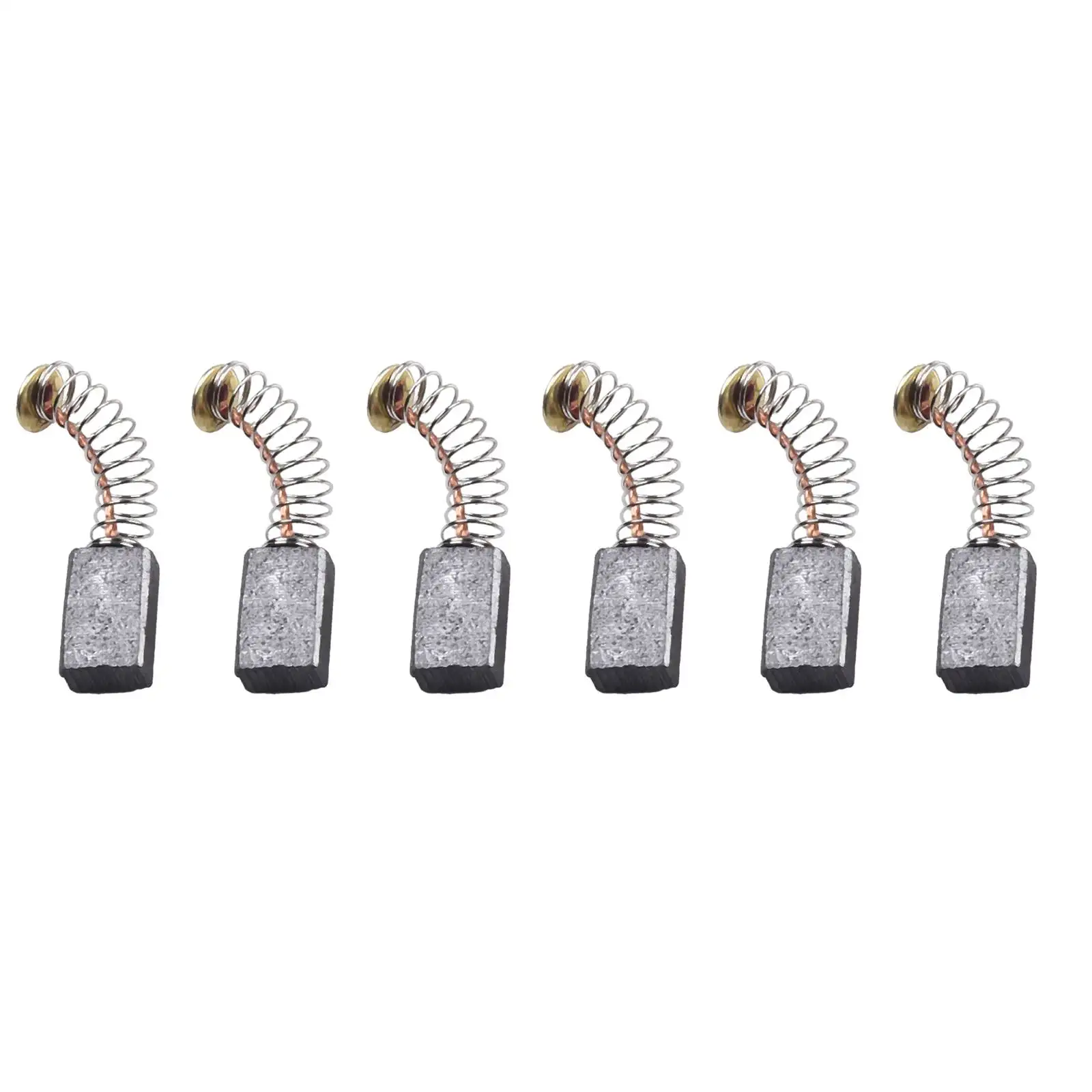 Carbon Brush Set Electric Motor Carbon Brushes 10 Sizes Brushes 60Pcs Carbon Brushes Motor Smoke Prevention For Angle Grinders