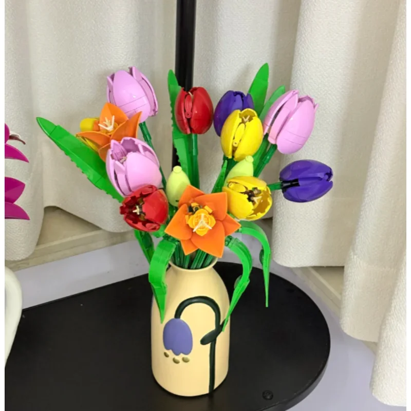 

2026 new forever love plant tulip bouquet decoration Christmas birthday gift DIY home accessories