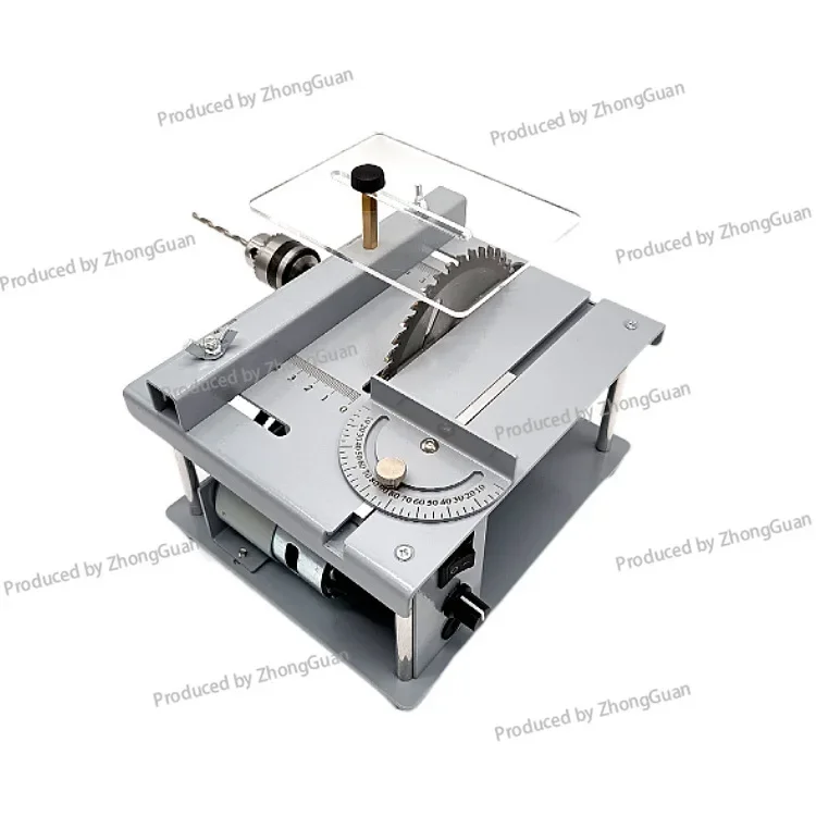 Small Multifunctional Miniature Table Saw Drama DIY Model Precision Chainsaw Mini Metal Small Home Cutting Machine