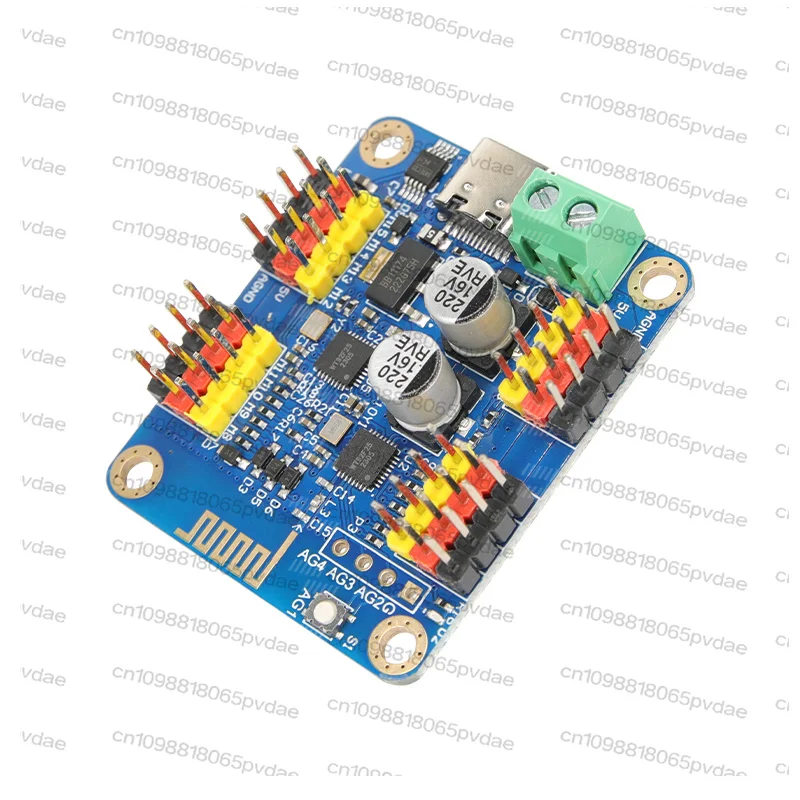 Carte de contrôle servo à 16 canaux, carte de développement, module de pilote, contrôleur, compatible Bluetooth, port série TTL sans fil