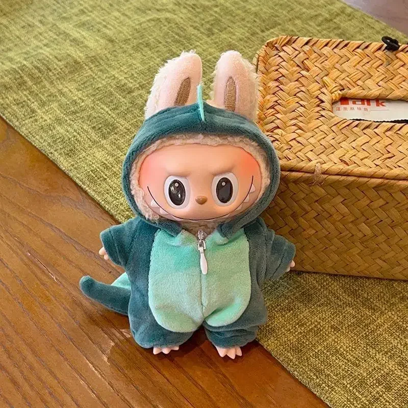 تنين الحيوان الوحش نيسيي ل Labubu V3 V2 V1 ملابس الطفل ديناصور زي لملابس Ropa Labubu #5