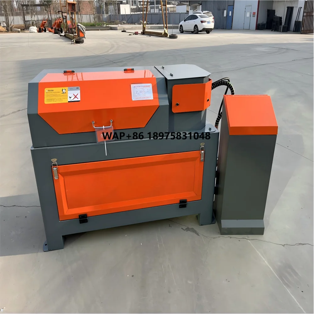 High quality numerical control 9KW steel bar straightening machine and cutting machine, made in China, for construction machiner