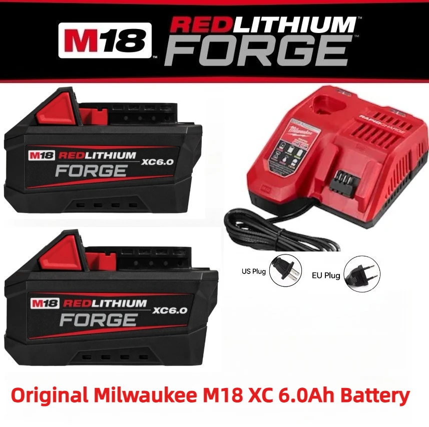 

100% Milwaukee M18 18V 8000mAh 18650 Lithium Replacement Battery, For Milwaukee 48-11-1860 48-11-1850 48-11-1861 Tool Battery