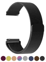 Milanese Loop Strap para Samsung Galaxy Watch, Watch 6, 5, 4 Classic, Active 2, 20mm, 22mm, Bracelet, Huawei GT2, 3 Pro Band, 44mm, 40mm, 20 milímetros, 22 milímetros