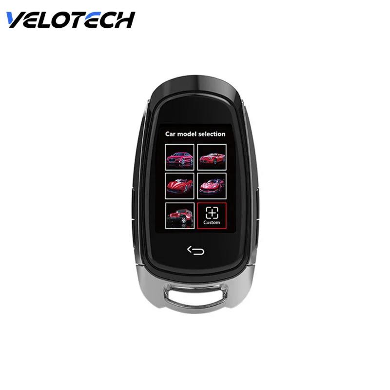 Universal LCD Smart Screen Digital Car Key Connect With Mobile Phone For Audi Comfortable Keyless Locator Automatic Unlocking