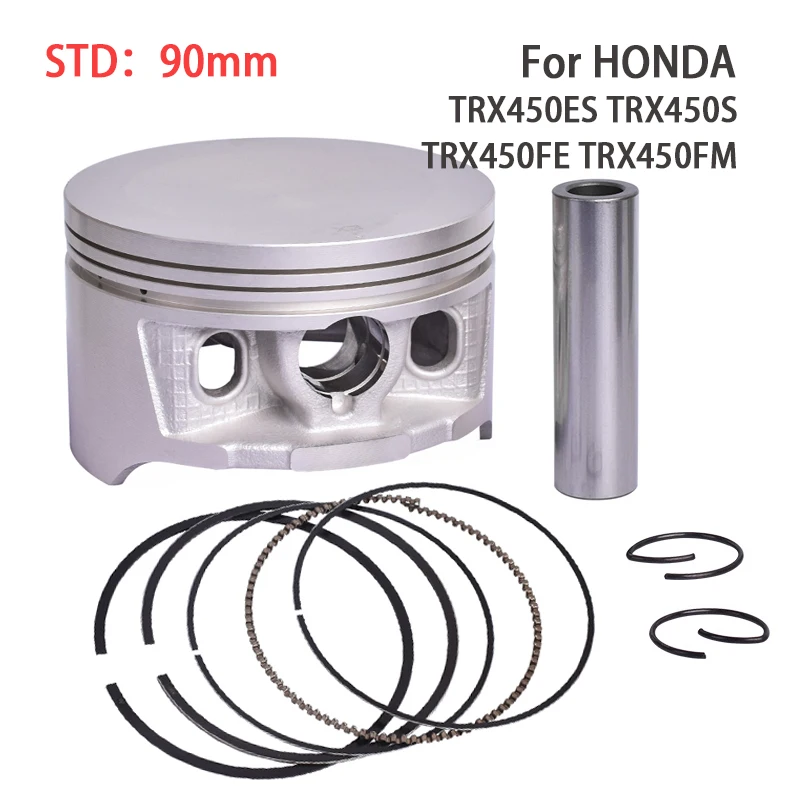 90mm Piston Rings Set For HONDA TRX450 ES/S/FE/FM FOURTRAX FOREMAN TRX450ES TRX450S TRX450FE TRX450FM 1998-2004 13101-HP0-A000