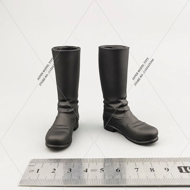 ZYTOYS ZY1022 1/6 Scale WWII Male German Soviet High Boots Hollow Men's Riding Shoes Model Fit 12