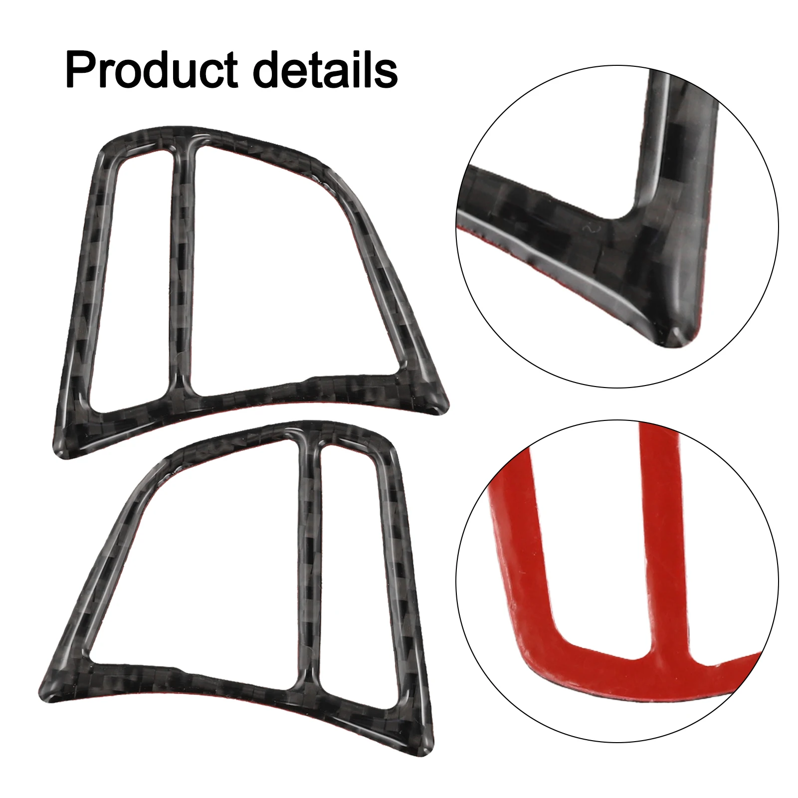 Steering Wheel Button Frame Cover Trim Sticker for BMW F20 F21 F30 F32 F34 Carbon Fiber Style with Protective Features