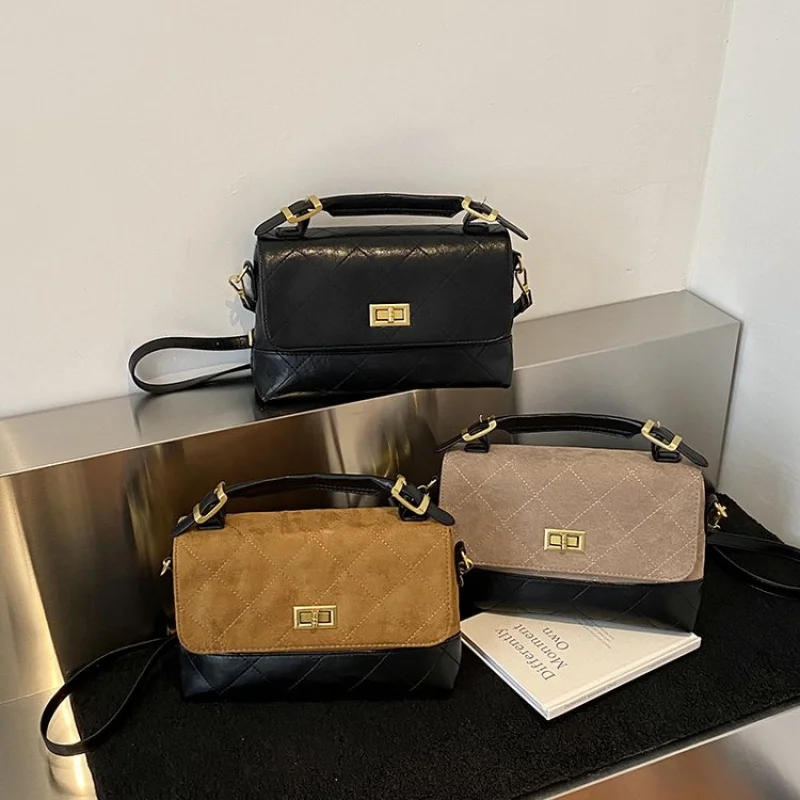 Bolsa feminina Elite feita de couro nobuck com casual Islândia de alta qualidade leve e macia estilo diário