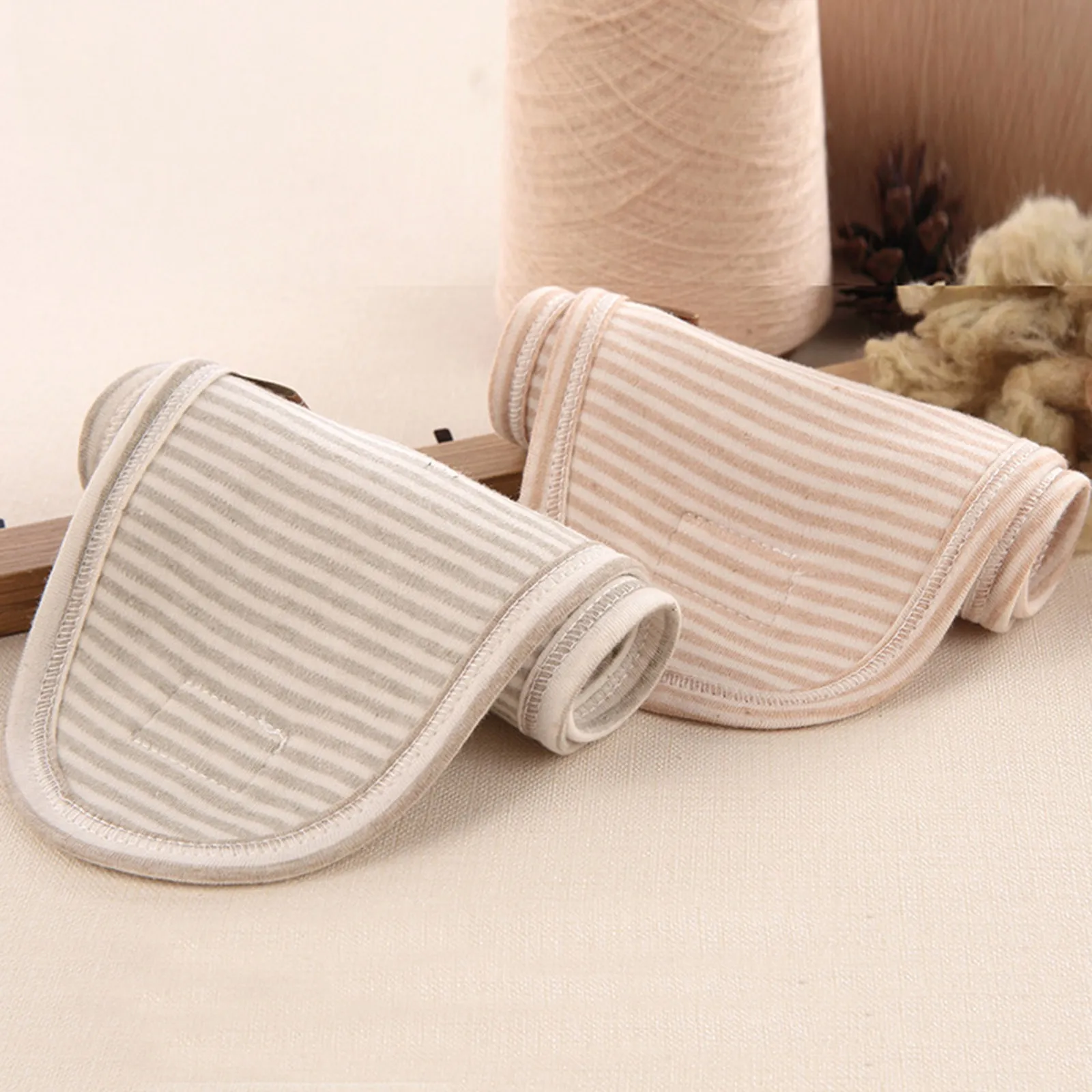 4Pcs Baby Belly Band Newborn Umbilical Belt Infant Navel Hernia Truss Breathable Sweat Absorbing Skin Friendly