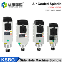 Ksbg Spindle Motor 2.2kw3.5kw18000rpm220v380v Stone Carving Machine Water-Cooled Spindle Is Suitable For Wood Carving