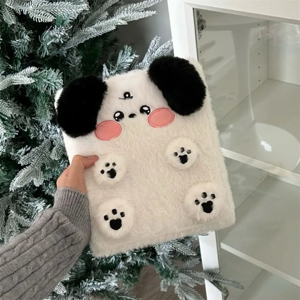 Plush Binder Plush Binder Photocard Holder Plush Cat Cartoon Dog Collect Album Notebook A6 Fluffy Bear Kpop Photocard Binder