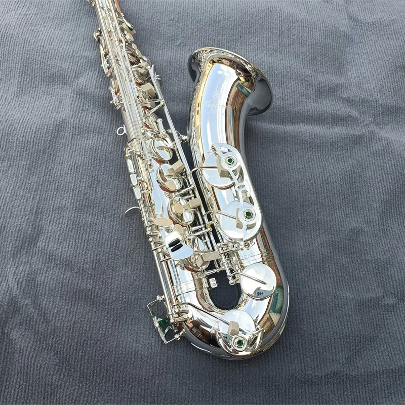 Top YTS-875 Bb professional Tenor saxophone professional-grade tone SILVERING SAX jazz instrument